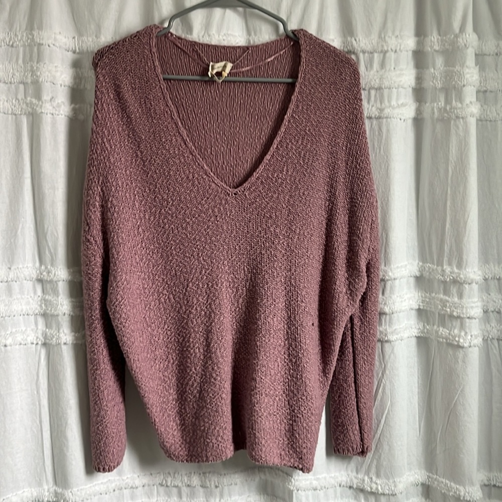 Pink Oversized Sweater